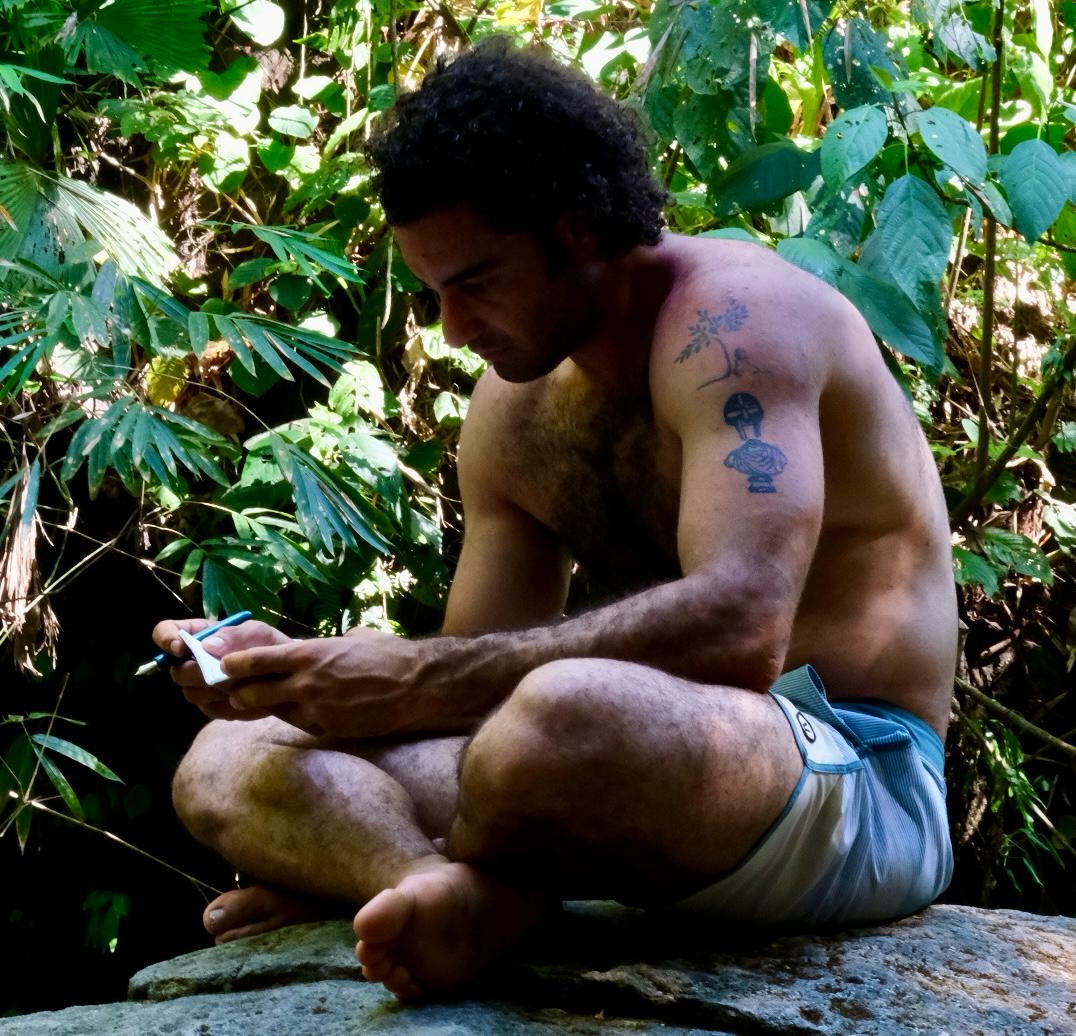 bijan writing in costa rica